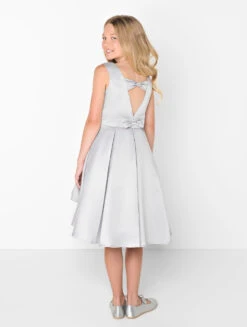 Girls Silver Grey Flower Girl Dress 9 Girls Silver Grey Flower Girl Dress -Stylish Children's Clothing Store paisley belle silver 4 2 69522.1619021539