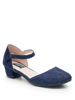 Paisley Of London Girls Navy Party Shoe