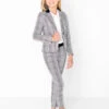 Girls Grey Check Tuxedo #GirlsWithDreams 2 Girls Grey Check Tuxedo #GirlsWithDreams -Stylish Children's Clothing Store paisley cleo check 1 2 47821.1619021535