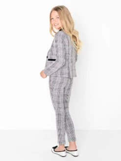 Girls Grey Check Tuxedo #GirlsWithDreams 9 Girls Grey Check Tuxedo #GirlsWithDreams -Stylish Children's Clothing Store paisley cleo check 3 2 90028.1619021538