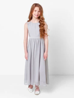 Paisley Of London Girls Grey Party Dress