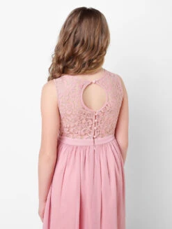 Paisley Of London Girls Dusky Pink Party Dress -Stylish Children's Clothing Store paisley harper rose 4 2 1 1 61503.1619021531