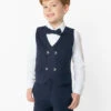 Boys Navy Waistcoat & Shorts Suit Set 1 Boys Navy Waistcoat & Shorts Suit Set -Stylish Children's Clothing Store paisley harvey navy shorts 1 1 09113.1619021490