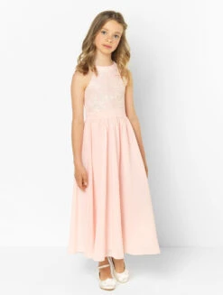 Paisley Of London Pale Pink Flower Girl Dress