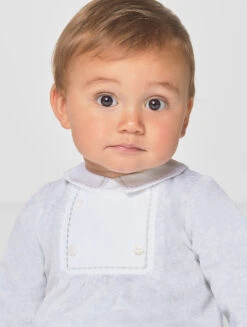 Patachou Baby Boys Grey Babygrow -Stylish Children's Clothing Store patachou 2933073 grey 3 02826.1619021534