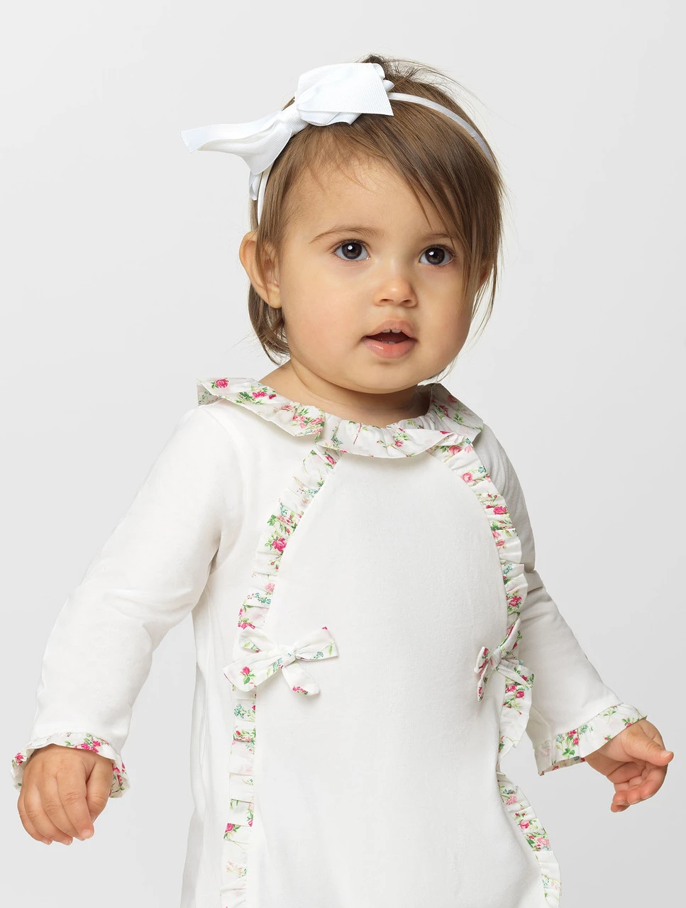 Patachou Baby Girls Floral Party Outfit 4 Patachou Baby Girls Floral Party Outfit - Image 2