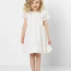 Patachou Girls Off White Flower Girl Dress 2 Patachou Girls Off White Flower Girl Dress -Stylish Children's Clothing Store patachou gwendolen offwhite 1 33796.1619021520