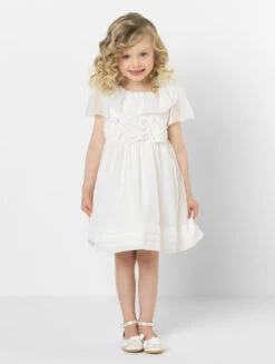 Patachou Girls Off White Flower Girl Dress