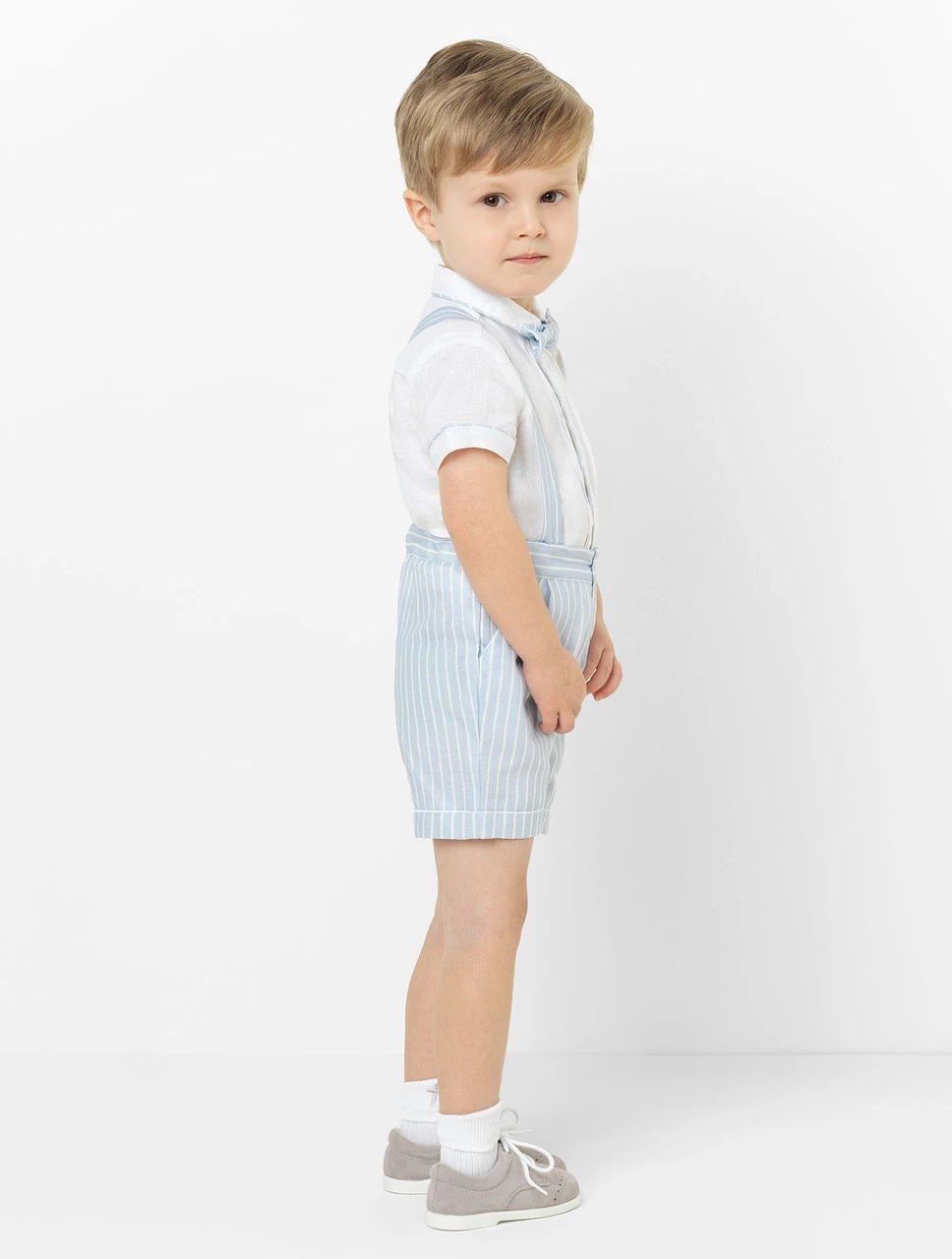 Patachou Boys Blue & White Outfit 6 Patachou Boys Blue & White Outfit - Image 4