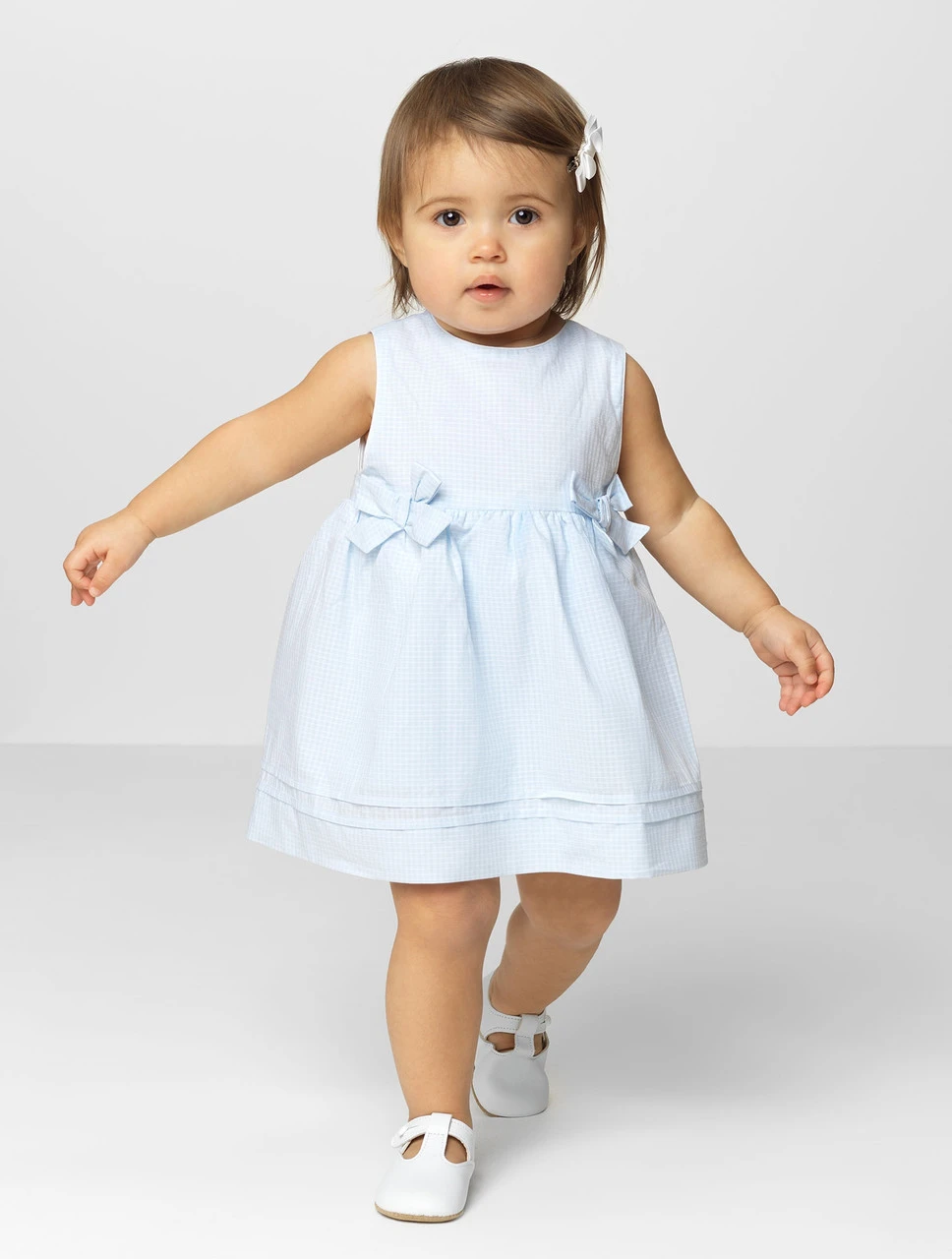 Patachou Baby Girls Blue Dress & Bloomers 4 Patachou Baby Girls Blue Dress & Bloomers - Image 2