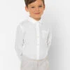 Patachou Boys White & Grey 2 Piece Occasion Outfit