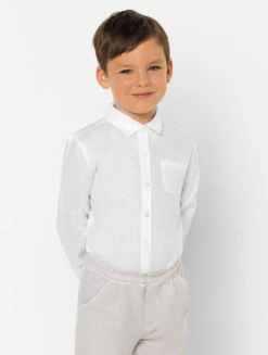 Patachou Boys White & Grey 2 Piece Occasion Outfit