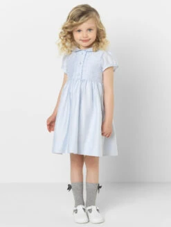 Patachou Girls Blue Flower Girl Dress