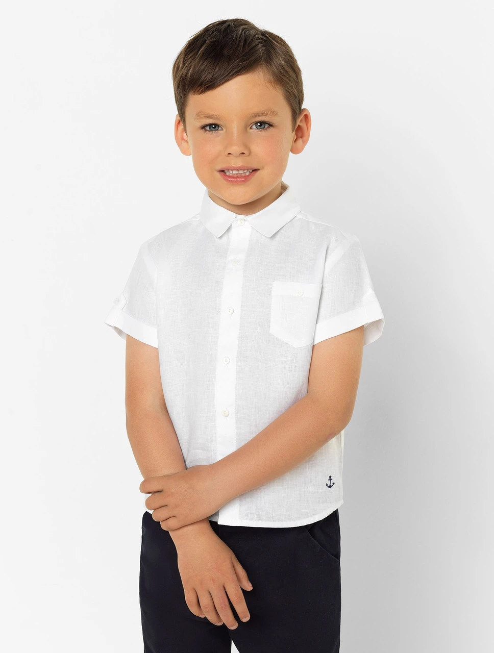 Patachou Boys White & Navy Outfit 3 Patachou Boys White & Navy Outfit