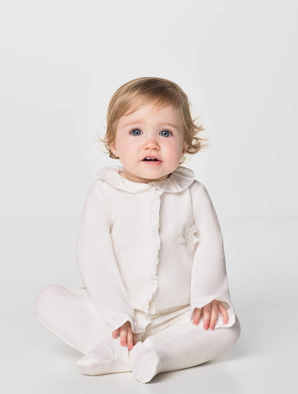 Patachou Baby Girls Off-white Babygrow 3 Patachou Baby Girls Off-white Babygrow