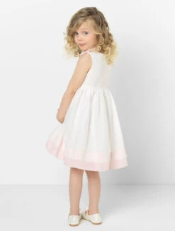 Patachou Girls Ecru Flower Girl Dress -Stylish Children's Clothing Store patachou winona ecru 3 95494.1619021522