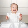 Peppermint Baby Girls White Christening Gown 2 Peppermint Baby Girls White Christening Gown -Stylish Children's Clothing Store peppermint ferne white 1 69171.1619021532