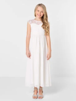 Girls Ivory Party Dress