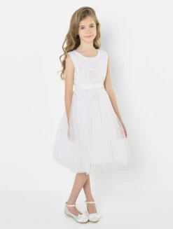 Roco Girls White Dress