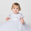 Sarah Louise Baby Girls White Dress