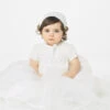 Sarah Louise Baby Girls Ivory Christening Gown 1 Sarah Louise Baby Girls Ivory Christening Gown -Stylish Children's Clothing Store sarahlouise miriam ivory 1 10089.1619021555
