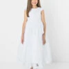 Sevva Girls White Holy Communion Dress -Stylish Children's Clothing Store sevva penelope white 1 59106.1619021555