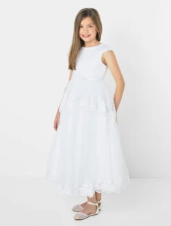 Sevva Girls White Holy Communion Dress 8 Sevva Girls White Holy Communion Dress -Stylish Children's Clothing Store sevva penelope white 3 12027.1619021557