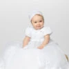 Sarah Louise Girls White Christening Gown -Stylish Children's Clothing Store sl isla 001165 white 1 92345.1619021518