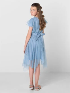 Sustainable Cornflower Blue Flower Girls Dress - Sophie 9 Sustainable Cornflower Blue Flower Girls Dress - Sophie -Stylish Children's Clothing Store sophie cb 04 47159.1657300152