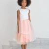 Girls 2pc White & Pink Bridesmaid Outfit -Stylish Children's Clothing Store thumbnail image015 42312.1643121412