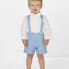 Baby Boys 2pc Blue Check Romper 2 Baby Boys 2pc Blue Check Romper -Stylish Children's Clothing Store vogue kids 9761 edited MtH 96903.1643118733