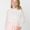 Girls Ivory Suit Shirt 1 Girls Ivory Suit Shirt -Stylish Children's Clothing Store vogue kids 9847 edited 74713.1643119460