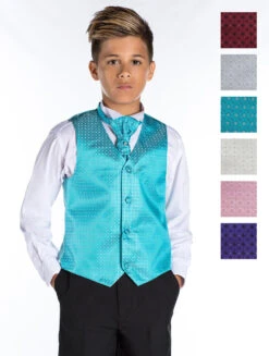 Boys Waistcoat Suit With Matching Cravat