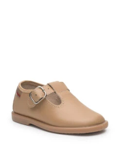 Xiquets Baby Unisex Camel Leather Shoe